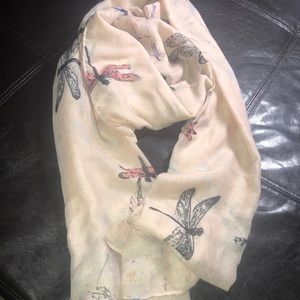 Dragonfly scarf thin